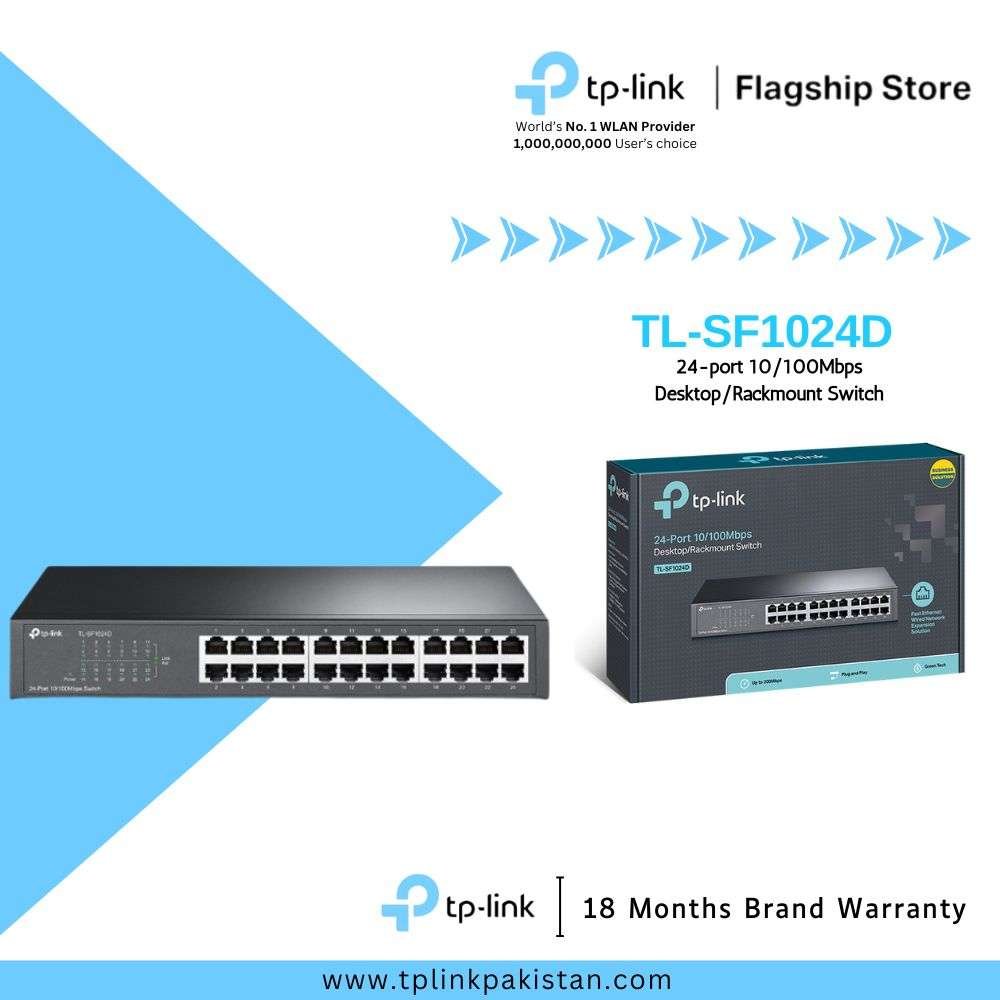 TL-SF1024D 24-port 10/100Mbps Desktop/Rackmount Switch