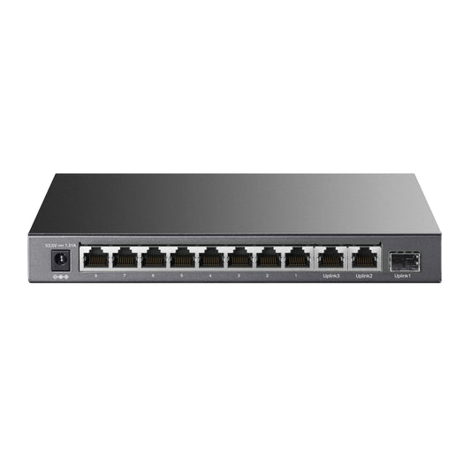 TL-SL1311P 8-Port 10/100Mbps + 3-Port Gigabit Desktop Switch with 8-Port PoE+