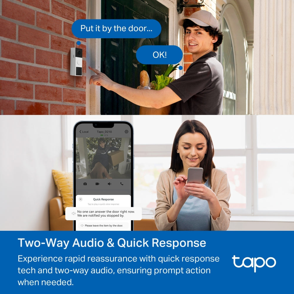 Tapo D210 Tapo Video Doorbell Camera