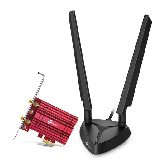 TP-Link Wi-Fi 6E Bluetooth 5.3 Card Archer TXE75E AXE5400 Tri Band Wi-Fi 6E Bluetooth 5.3 PCIe Adapter