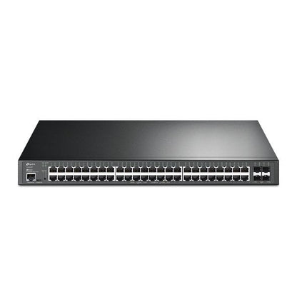 TP-Link Network Gigabit Desktop Switch TL-SG3452XP JetStream 48-Port Gigabit and 4-Port 10GE SFP+ L2+ Managed Switch with 48-Port PoE+