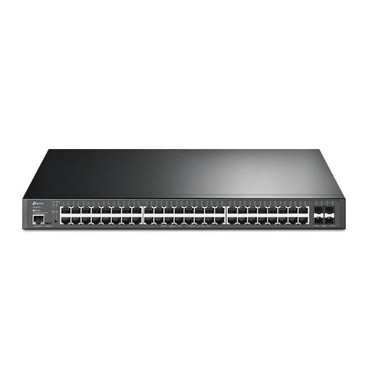 TP-Link Network Gigabit Desktop Switch TL-SG3452XP JetStream 48-Port Gigabit and 4-Port 10GE SFP+ L2+ Managed Switch with 48-Port PoE+