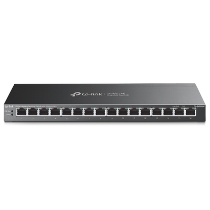 TP-Link TL-SG116P 16-Port Gigabit Desktop Switch with 16-Port PoE+