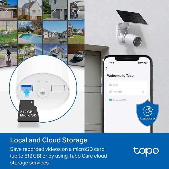 TP-Link Wi-Fi Camera Tapo C410 KIT (3 - Pack) Solar-Powered Security Camera Kit