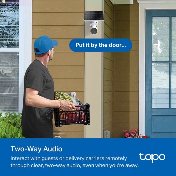 TP-Link Wi-Fi Camera Tapo C410 KIT (3 - Pack) Solar-Powered Security Camera Kit