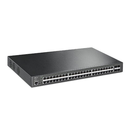 TP-Link Network Gigabit Desktop Switch TL-SG3452XP JetStream 48-Port Gigabit and 4-Port 10GE SFP+ L2+ Managed Switch with 48-Port PoE+