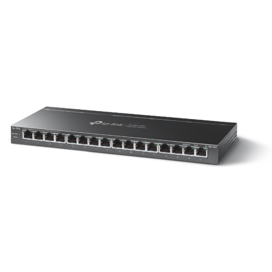TP-Link TL-SG116P 16-Port Gigabit Desktop Switch with 16-Port PoE+