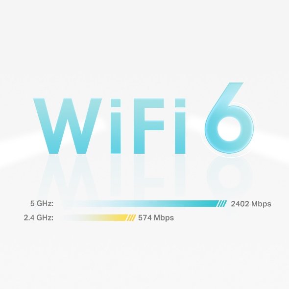 TP-Link Wi-Fi 6 Deco X50 AX3000 Dual Band Gigabit Whole Home Mesh WiFi 6 System (2 Pack)