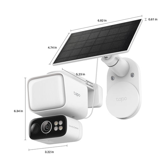 Tapo C615F KIT Solar-Powered Floodlight Pan/Tilt Security Camera Kit