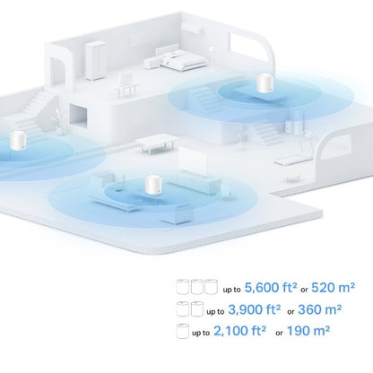TP-Link Deco X10 AX1500 Whole Home Mesh Wi-Fi 6 System(2 Pack)