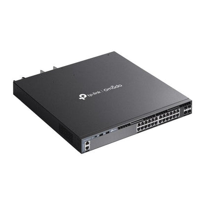 TP-Link Network Gigabit Desktop Switch SG6428XHP Omada 24-Port Gigabit Stackable L3 Managed PoE+ Switch with 4 10G Slots