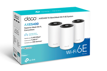 Deco XE75 AXE5400 Tri-Band Mesh Wi-Fi 6E System (3 Pack)