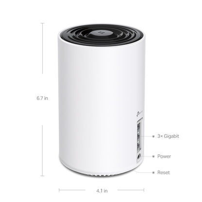 Deco XE75 AXE5400 Tri-Band Mesh Wi-Fi 6E System (2 Pack)