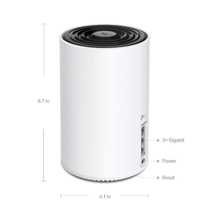 Deco XE75 AXE5400 Tri-Band Mesh Wi-Fi 6E System (3 Pack)