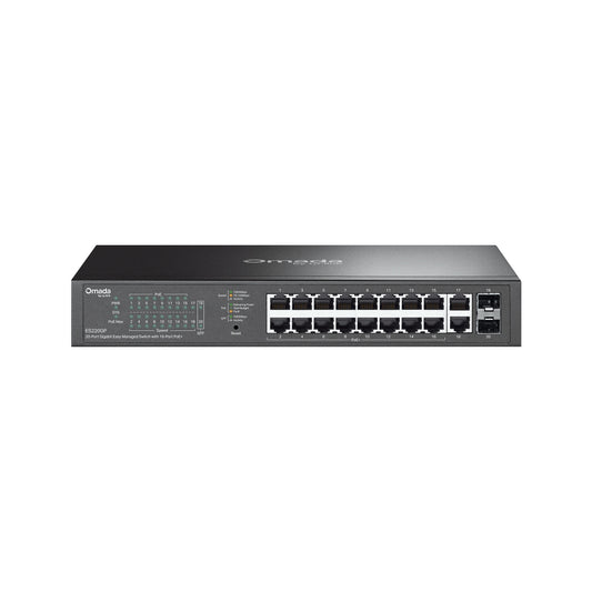 ES220GP Omada 20-Port Gigabit Easy Managed Switch with 16-Port PoE+