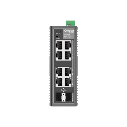 IES208G Omada 8-Port Gigabit Industrial Easy Managed Switch