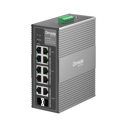 IES210GPP Omada 10-Port Gigabit Industrial Easy Managed Switch with 6-Port PoE+ and 2-Port PoE++