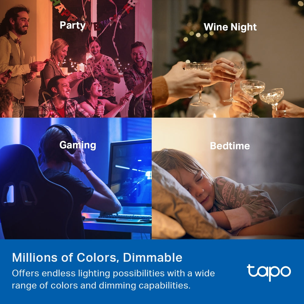 Tapo L535E  Smart WiFi Light Bulb, Multicolor