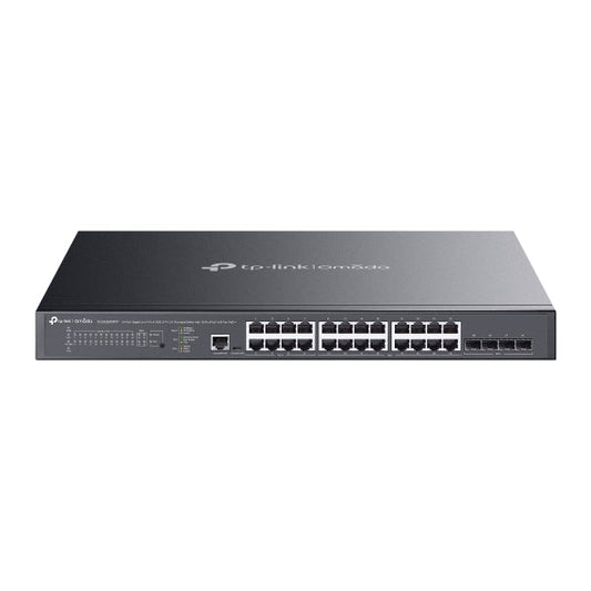 SG3428XMPP Omada 24-Port Gigabit and 4-Port 10GE SFP+ L2+ Managed Switch with 16-Port PoE+ & 8-Port PoE++