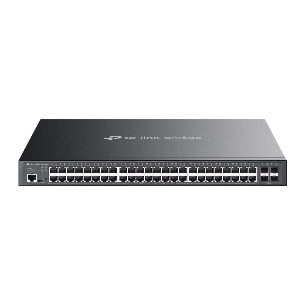 TP-Link Network Gigabit Desktop Switch TL-SG3452P JetStream 52-Port Gigabit L2+ Managed Switch with 48-Port PoE+