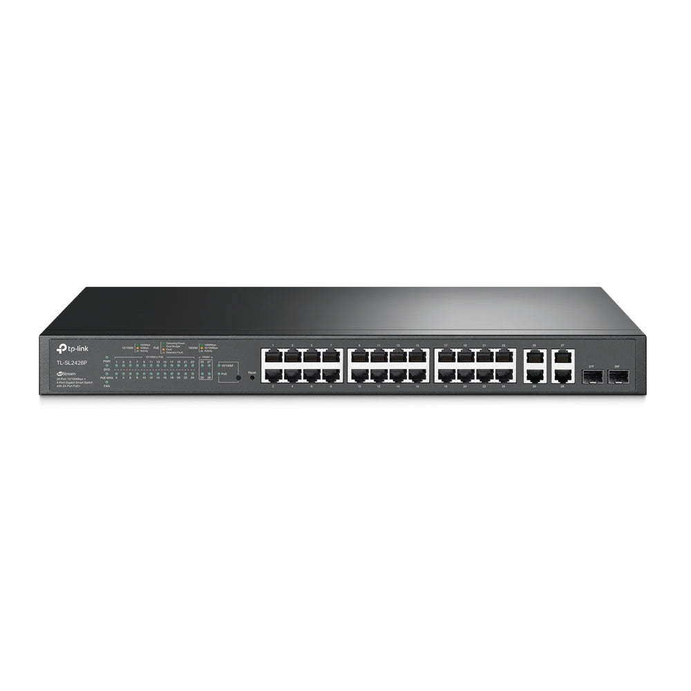 TP-Link TL-SL2428P JetStream 24-Port Gigabit + 24-Port Smart Switch with 24-Port