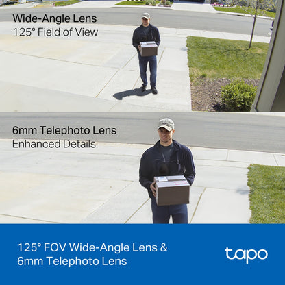 Tapo C246D Indoor/Outdoor Dual Lens Pan/Tilt Security Camera