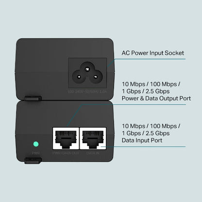 POE260S | 2.5G PoE+ Injector