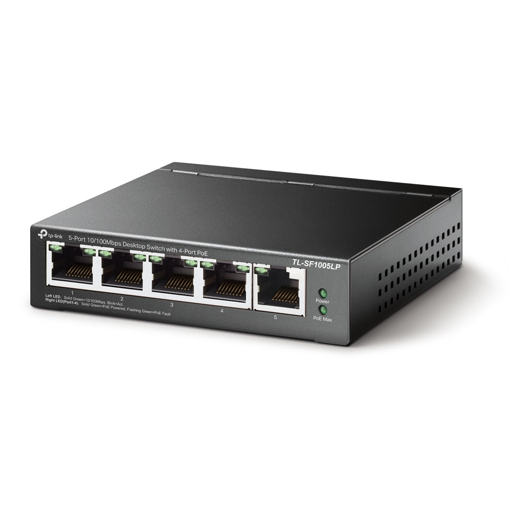 TL-SF1005LP 5-Port 10/100Mbps Desktop PoE Switch with 4-Port PoE