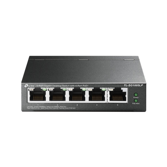 TL-SG1005LP 5-Port Gigabit Desktop Switch with 4-Port PoE+