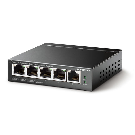 TL-SG1005LP 5-Port Gigabit Desktop Switch with 4-Port PoE+