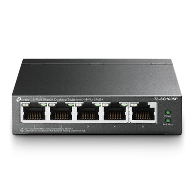 TL-SG1005P 5-Port Gigabit Desktop Switch with 4-Port PoE