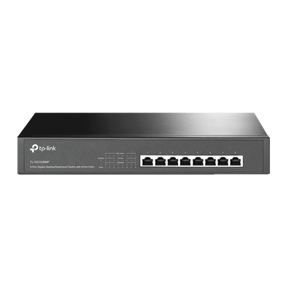 TL-SG1008MP 8-Port Gigabit Desktop/Rackmount Switch with 8-Port PoE+