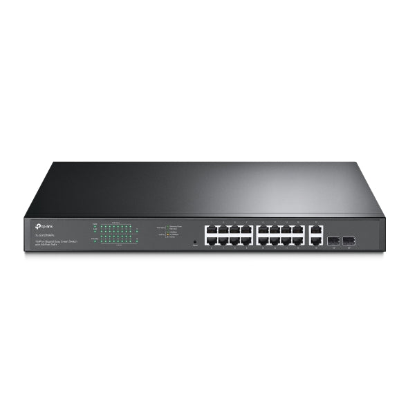 SG1218MPE 18-Port Gigabit Easy Smart Switch with 16-Port PoE+
