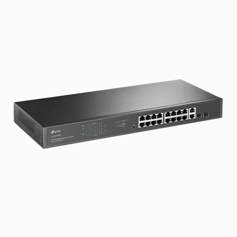 TL-SG1218MP 18-Port Gigabit Rackmount Switch with 16 PoE+