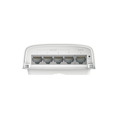 SG2005P-PD Omada 5-Port Gigabit Smart Switch with 1-Port PoE++ In and 4-Port PoE+ Out