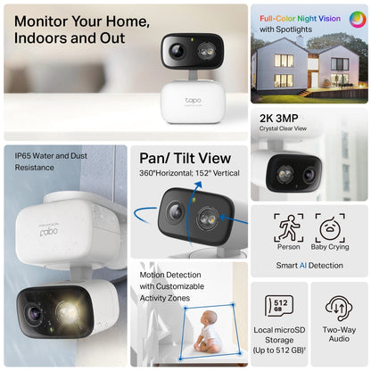 Tapo C216 Indoor/Outdoor Home Security Wi-Fi Camera