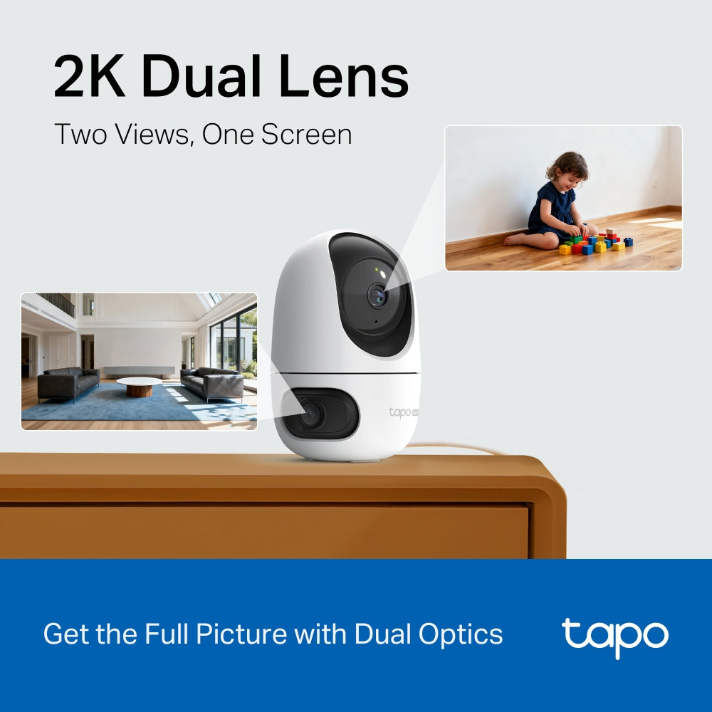 TP-Link Tapo C245D Dual Lens Pan/Tilt Security Camera