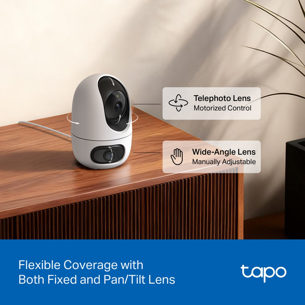 TP-Link Tapo C245D Dual Lens Pan/Tilt Security Camera