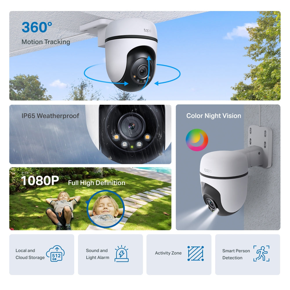 Tapo C500 Outdoor Pan/Tilt Security WiFi Camera
