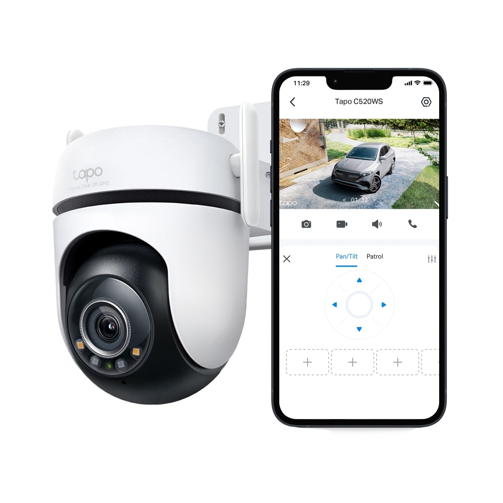 TP-Link Wi-Fi Camera Tapo C520WS Outdoor Pan/Tilt Security Wi-Fi Camera