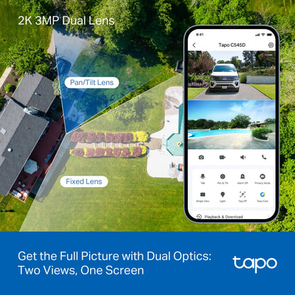 Tapo C545D Outdoor Dual Lens Pan/Tilt Security Camera