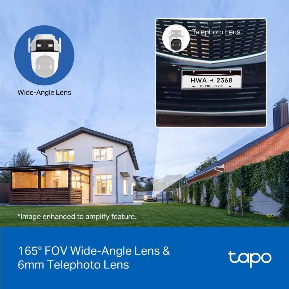 Tapo C545D Outdoor Dual Lens Pan/Tilt Security Camera