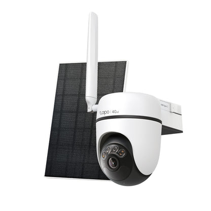 Tapo C615G KIT Solar-Powered Pan/Tilt 4G LTE Security Camera Kit