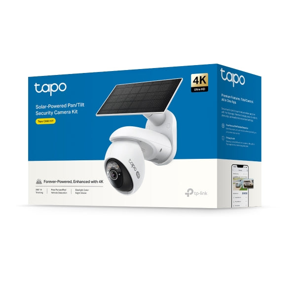 Tapo C660 KIT Solar-Powered Pan/Tilt Security Camera Kit