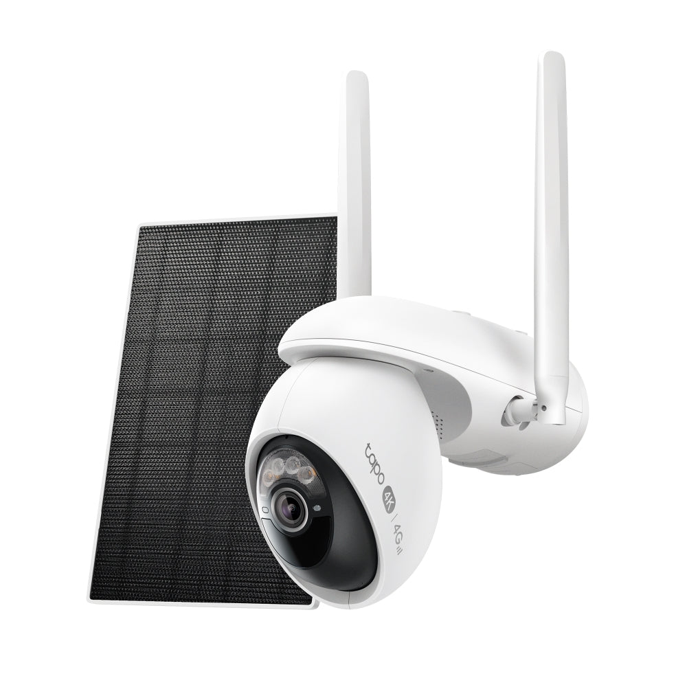 Tapo C665G KIT Solar-Powered Pan/Tilt 4G LTE Security Camera Kit