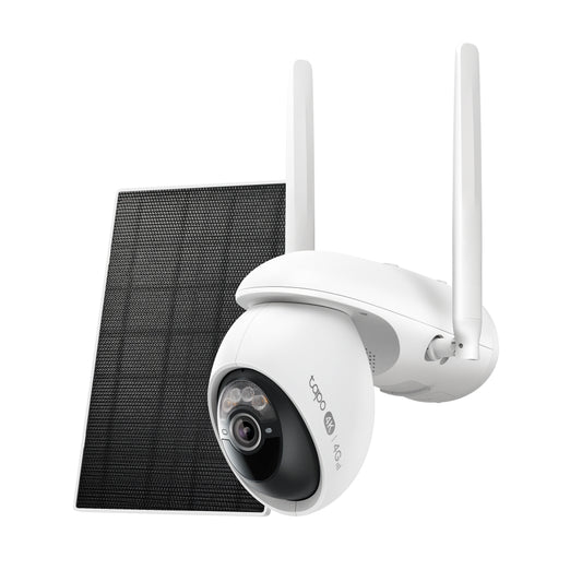 Tapo C665G KIT Solar-Powered Pan/Tilt 4G LTE Security Camera Kit