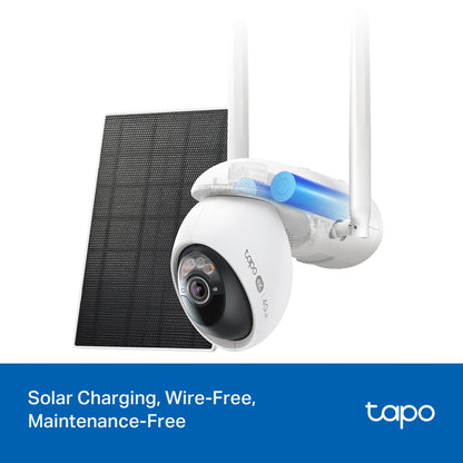 Tapo C665G KIT Solar-Powered Pan/Tilt 4G LTE Security Camera Kit