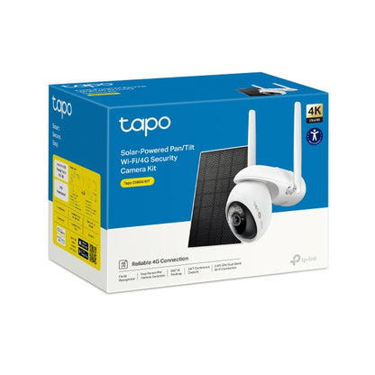 Tapo C665G KIT Solar-Powered Pan/Tilt 4G LTE Security Camera Kit
