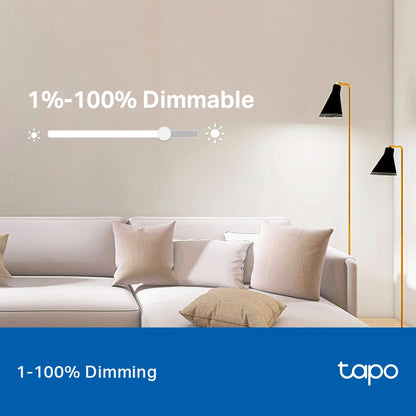 Tapo L520E Smart WiFi Light Bulb, Daylight & Dimmable