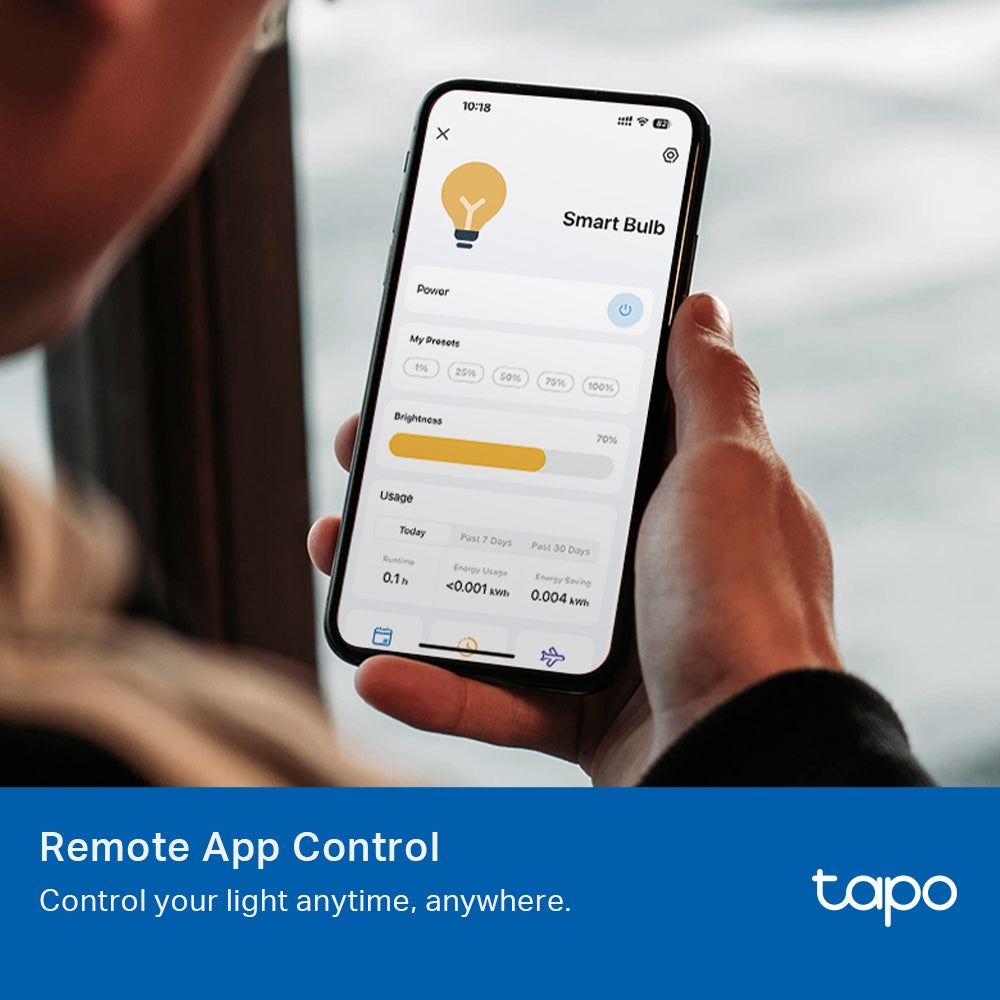 Tapo L520E Smart WiFi Light Bulb, Daylight & Dimmable